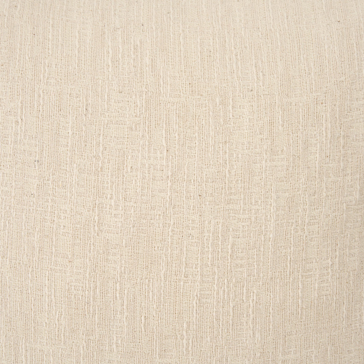 Jenner 22x22 Cream Cotton Linen Blend Square Pillow Cover w/Filler, Set of 2 from Mercana - Luna Furniture