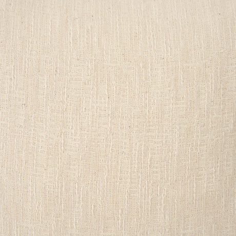 Jenner 22x22 Cream Cotton Linen Blend Square Pillow Cover w/Filler, Set of 2 from Mercana - Luna Furniture
