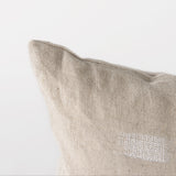 Lacey 13x21 Beige/White Decorative Pillow Cover w/Non-Allergen Filler, Set of 2 from Mercana - Luna Furniture