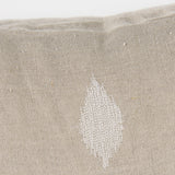 Enya 18x18 Beige and Cream Fabric Patterned Pillow Cover w/Non-Allergen Filler, Set of 2 from Mercana - Luna Furniture