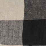 Raquel 13x21 Beige and Black Fabric Plaid Pillow Cover w/Non-Allergen Filler, Set of 2 from Mercana - Luna Furniture