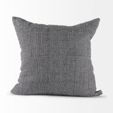 Ramone 20x20 Black and White Fabric Pillow Cover w/Non-Allergen Filler, Set of 2 from Mercana - Luna Furniture