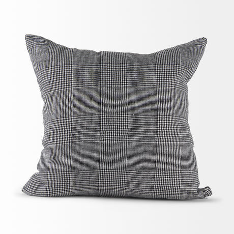 Ramone 20x20 Black and White Fabric Pillow Cover w/Non-Allergen Filler, Set of 2 from Mercana - Luna Furniture