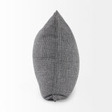 Ramone 20x20 Black and White Fabric Pillow Cover w/Non-Allergen Filler, Set of 2 from Mercana - Luna Furniture