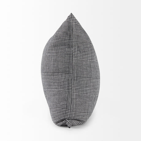 Ramone 20x20 Black and White Fabric Pillow Cover w/Non-Allergen Filler, Set of 2 from Mercana - Luna Furniture