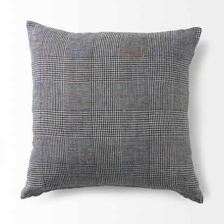 Ramone 20x20 Black and White Fabric Pillow Cover w/Non-Allergen Filler, Set of 2 from Mercana - Luna Furniture