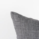 Ramone 20x20 Black and White Fabric Pillow Cover w/Non-Allergen Filler, Set of 2 from Mercana - Luna Furniture