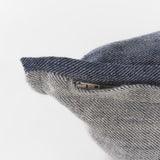 Aubrielle 20x20 Gray and Blue FabricPillow Cover w/Non-Allergen Filler, Set of 2 from Mercana - Luna Furniture