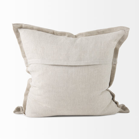 Mae 20L x 20W Beige Fabric Pillow Cover w/Non-Allergen Filler, Set of 2 from Mercana - Luna Furniture