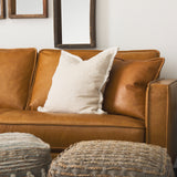 Mae 20L x 20W Beige Fabric Pillow Cover w/Non-Allergen Filler, Set of 2 from Mercana - Luna Furniture
