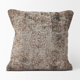 Khloe 20x20 Taupe Square Pillow Cover w/Filler, Set of 2 from Mercana - Luna Furniture