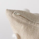 Erica 20x20 Cream With White Detail Pillow Cover w/Non-Allergen Filler, Set of 2 from Mercana - Luna Furniture