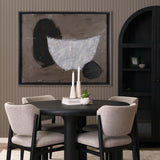 Shaped & Balance II by Mercana Studio a Hand Embellished Textured Framed Art Print from Mercana - Luna Furniture