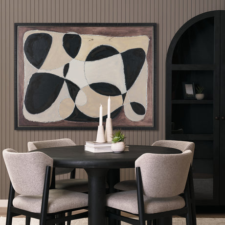 Desert Currents by Cristina Bartl Villa Hand-Embellished Textured Framed Canvas Artwork from Mercana - Luna Furniture