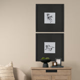 Swift Shadows by Santhosh ch Hand-Embellished Framed Artwork Matted under Glass from Mercana - Luna Furniture
