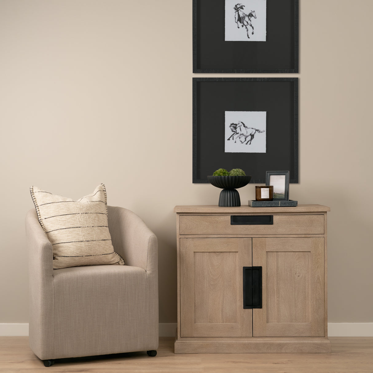 Stratus Black Marble Square Decorative Tray from Mercana - Luna Furniture