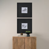 Galloping Silhouette by Santhosh ch Hand-Embellished Framed Artwork Matted under Glass from Mercana - Luna Furniture