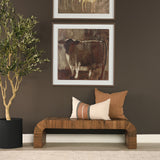 Denton Medium Brown Relcaimed Wood Bench from Mercana - Luna Furniture