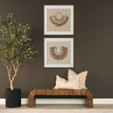 Fraye 22x22 Square Oatmeal Multi-Tone Blend Decorative Pillow Cover from Mercana - Luna Furniture