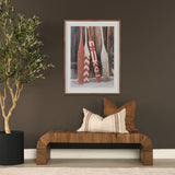 Canoe Paddles by Deborah Revell Hand Embelished Framed Art Print Matted under Glass from Mercana - Luna Furniture