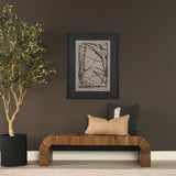 Cooper 20x20 Square Black w/ Cream Stripe Decorative Pillow Cover from Mercana - Luna Furniture