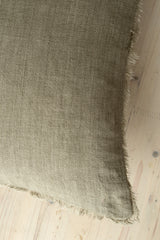 24x24 Lina Linen Pillow Mink Cover, Set of 2 from Mercana - Luna Furniture