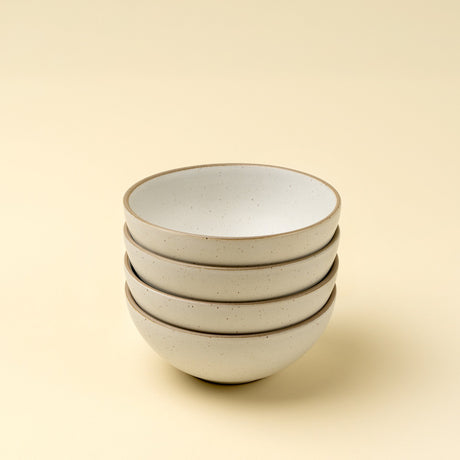 Rowe Small Bowl, Ivory, Set of 4 from Mercana - Luna Furniture