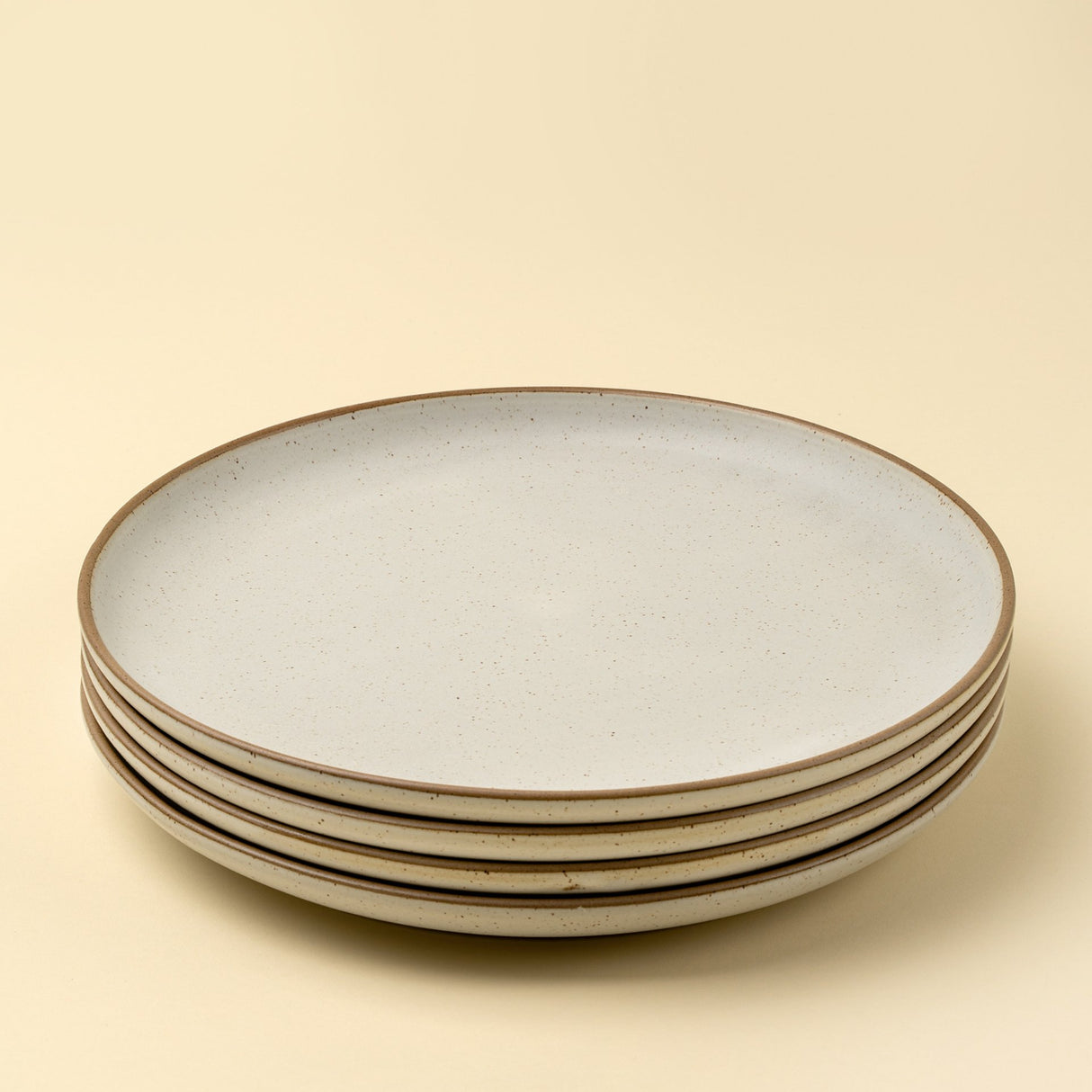 Rowe Dinner Plate, Ivory, Set of 4 from Mercana - Luna Furniture