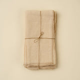 Stonewashed Linen Napkins S/4, Cream, Set of 4 from Mercana - Luna Furniture