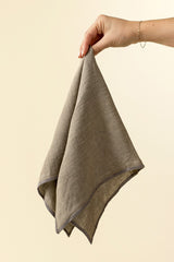 Stonewashed Linen Napkins S/4, Grey, Set of 4 from Mercana - Luna Furniture