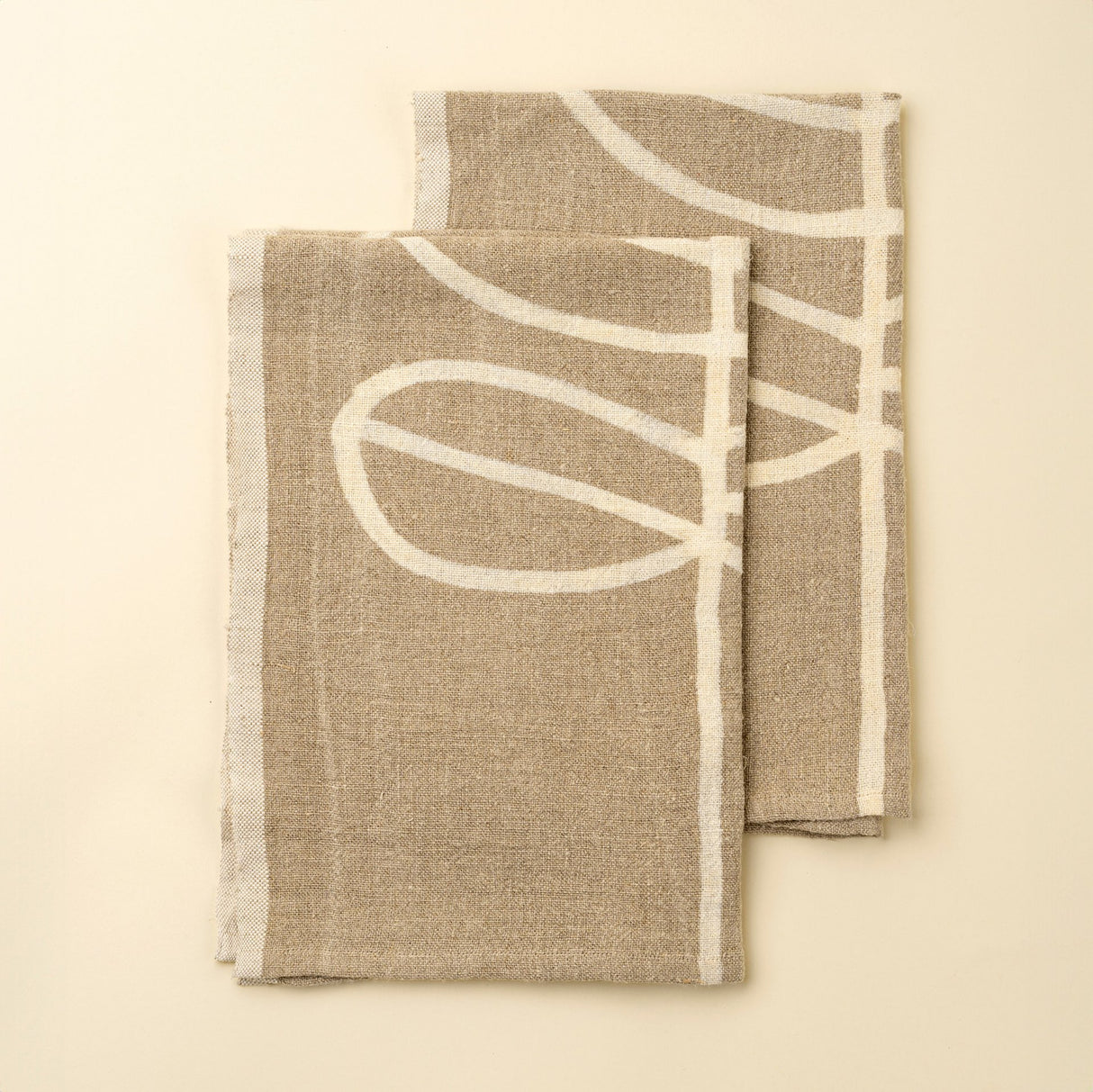 Tulip Selvage Linen Tea Towel, Set of 2 from Mercana - Luna Furniture