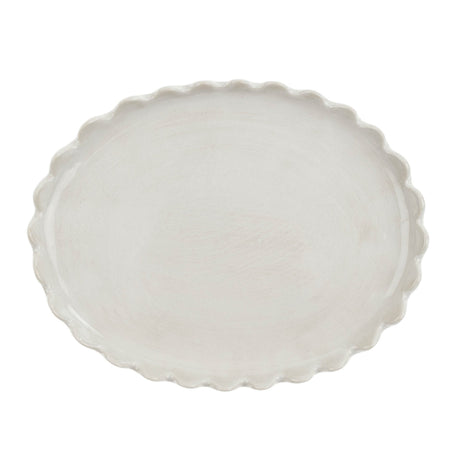 Scalloped Oval Plate S, Set of 6 from Mercana - Luna Furniture