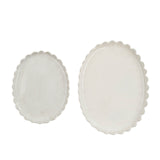 Scalloped Oval Plate S, Set of 6 from Mercana - Luna Furniture