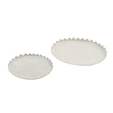 Scalloped Oval Plate S, Set of 6 from Mercana - Luna Furniture