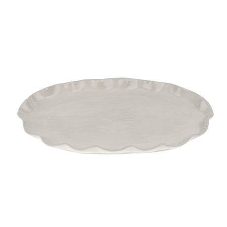 Calypso Scalloped Platter L, Set of 2 from Mercana - Luna Furniture