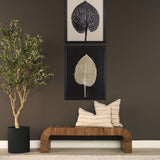 Lyle 14x26 Lumbar Oatmeal w/ Black Stripes Decorative Pillow Cover from Mercana - Luna Furniture