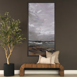Grey Day I by Mercana Studio a Hand Embellished Textured Framed Canvas from Mercana - Luna Furniture