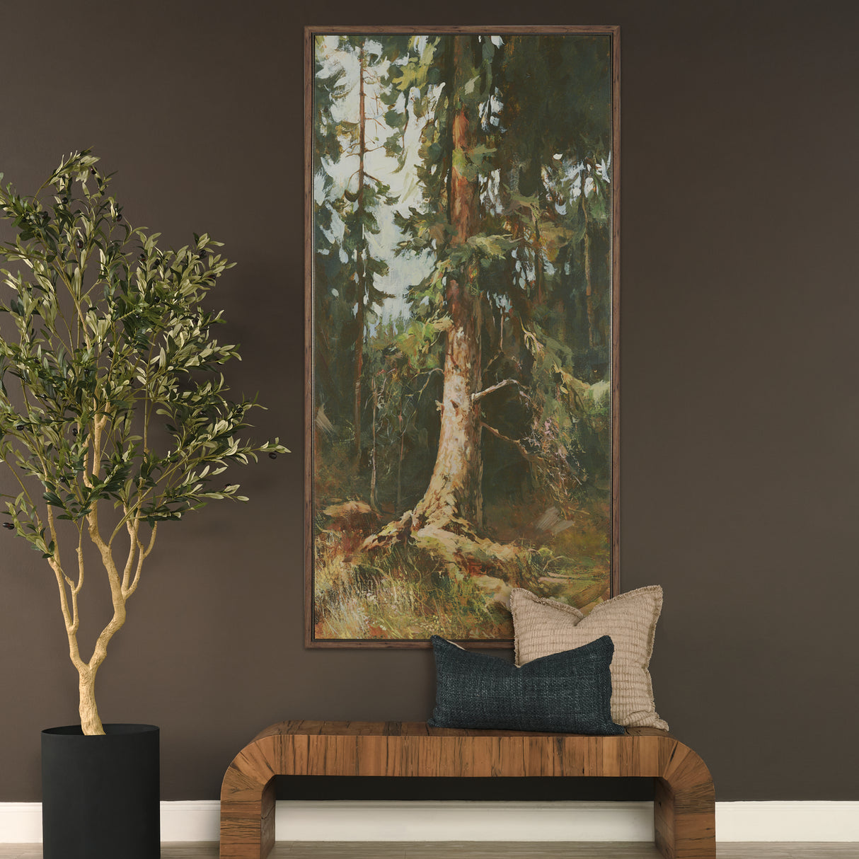Heart of the Forest IV by Mercana Studio Hand-Embellished Textured Framed Canvas Artwork from Mercana - Luna Furniture