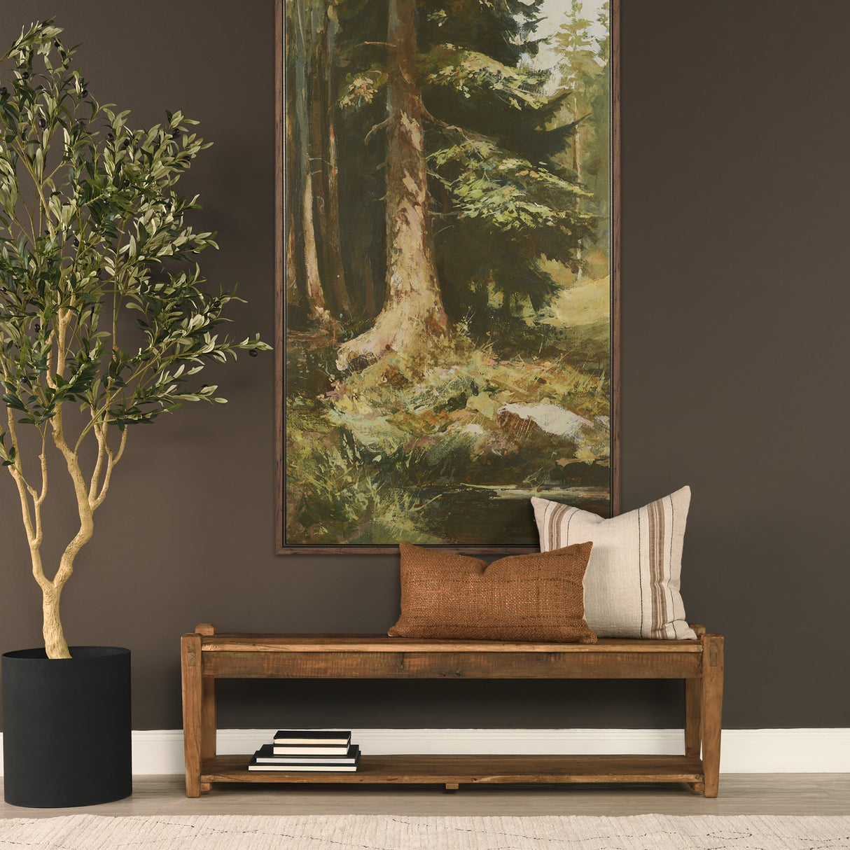 Ashwick Dark Brown Reclaimed Wood Bench from Mercana - Luna Furniture