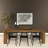 Athena Set of 2 Extra Large Medium Brown Reclaimed Wood Trays from Mercana - Luna Furniture