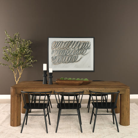 Athena Set of 2 Extra Large Medium Brown Reclaimed Wood Trays from Mercana - Luna Furniture