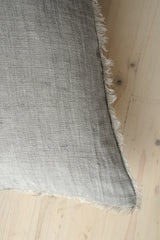 Lina 24x24 Linen Pillow Grey Cover w/Filler, Set of 2 from Mercana - Luna Furniture