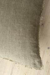 Lina 24x24 Linen Pillow Mink Cover w/Filler, Set of 2 from Mercana - Luna Furniture