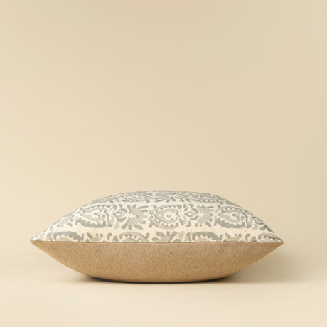 Lugana 20x20 Block Print Pillow Cover w/Filler, Set of 2 from Mercana - Luna Furniture