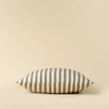 Narrow Stripe 20x20 Pillow Slate Grey Cover w/Fill, Set of 2 from Mercana - Luna Furniture