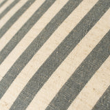 Narrow Stripe 20x20 Pillow Slate Grey Cover w/Fill, Set of 2 from Mercana - Luna Furniture