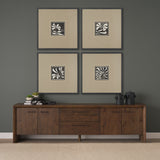 Spanish Tile Dark II by Mercana Studio Textured Framed Artwork Matted under Glass from Mercana - Luna Furniture