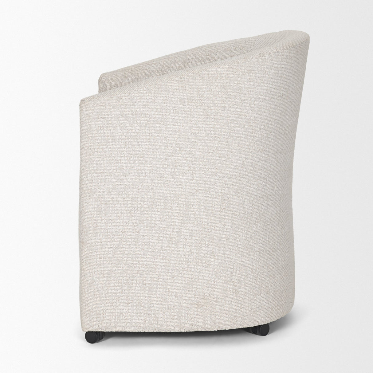 Sondra Cream Performance Fabric Upholstered Club Dining Chair from Mercana - Luna Furniture