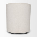Sondra Cream Performance Fabric Upholstered Club Dining Chair from Mercana - Luna Furniture