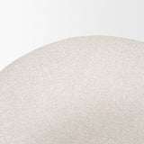 Sondra Cream Performance Fabric Upholstered Club Dining Chair from Mercana - Luna Furniture